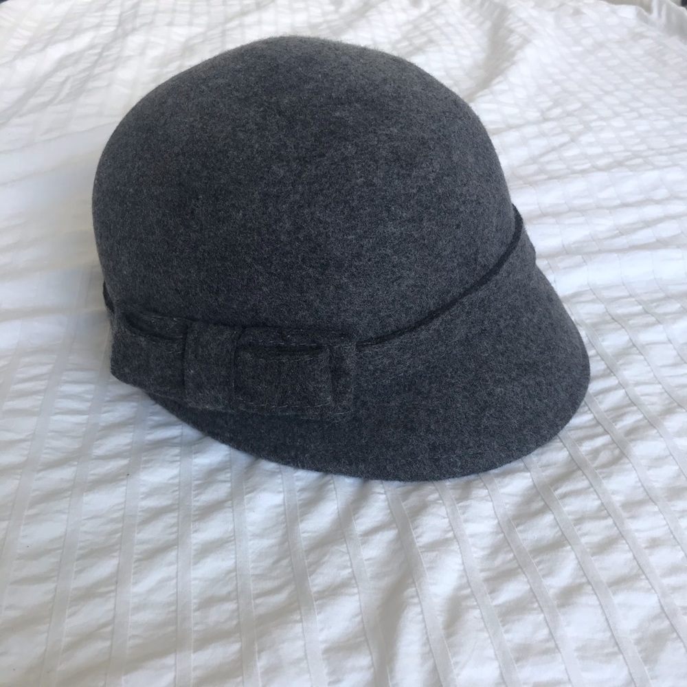 Grey wool hat